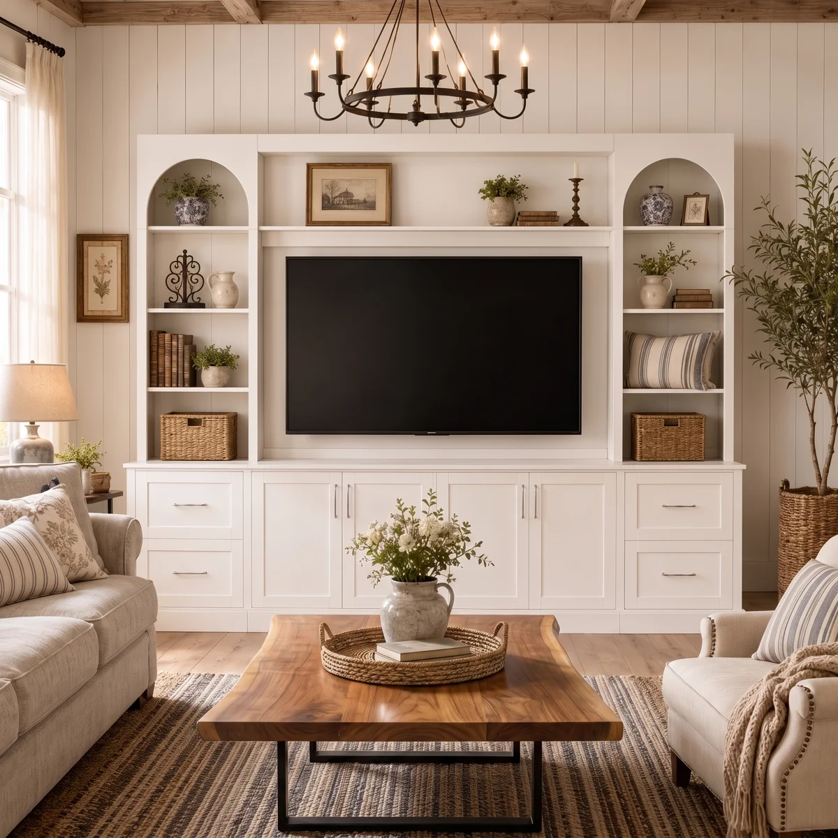 Custom Wall Units — custom millwork by Domenic's Woodworking